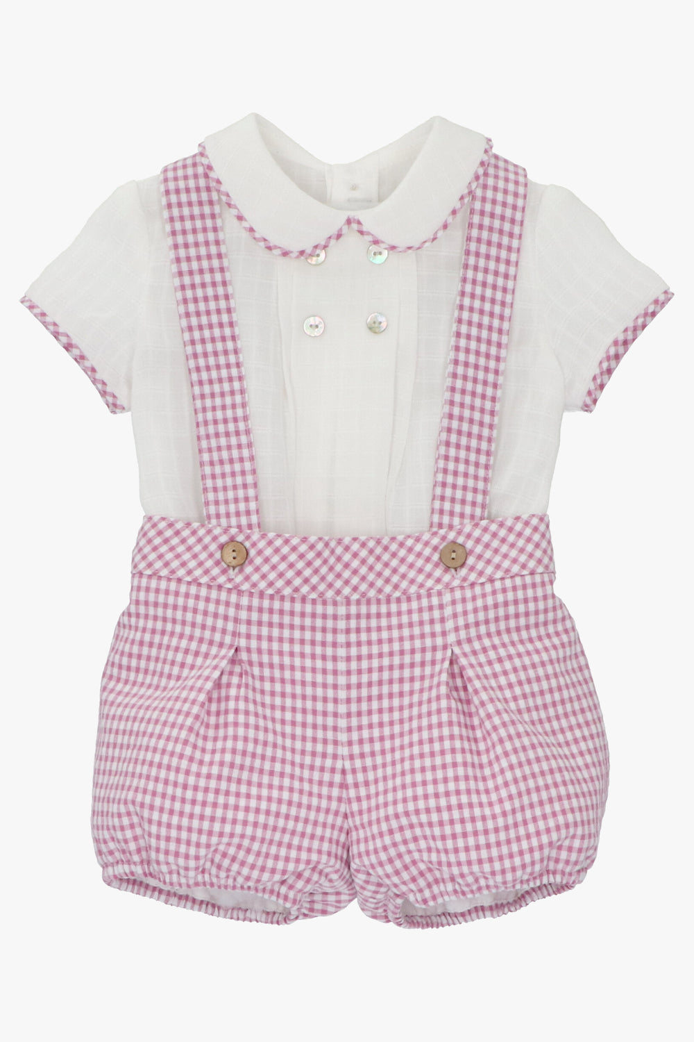 Martín Aranda "Lysander" Shirt & Orchid Purple Gingham Jam Pants | Millie and John