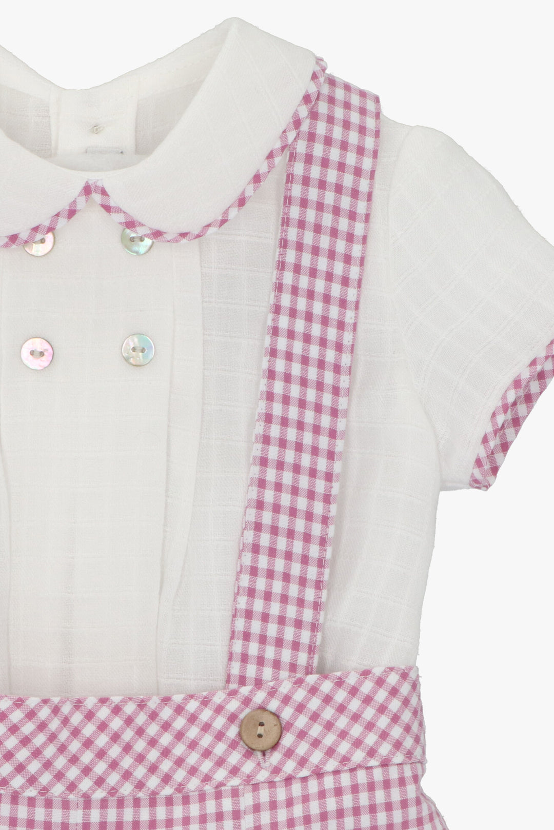 Martín Aranda "Lysander" Shirt & Orchid Purple Gingham Jam Pants | Millie and John
