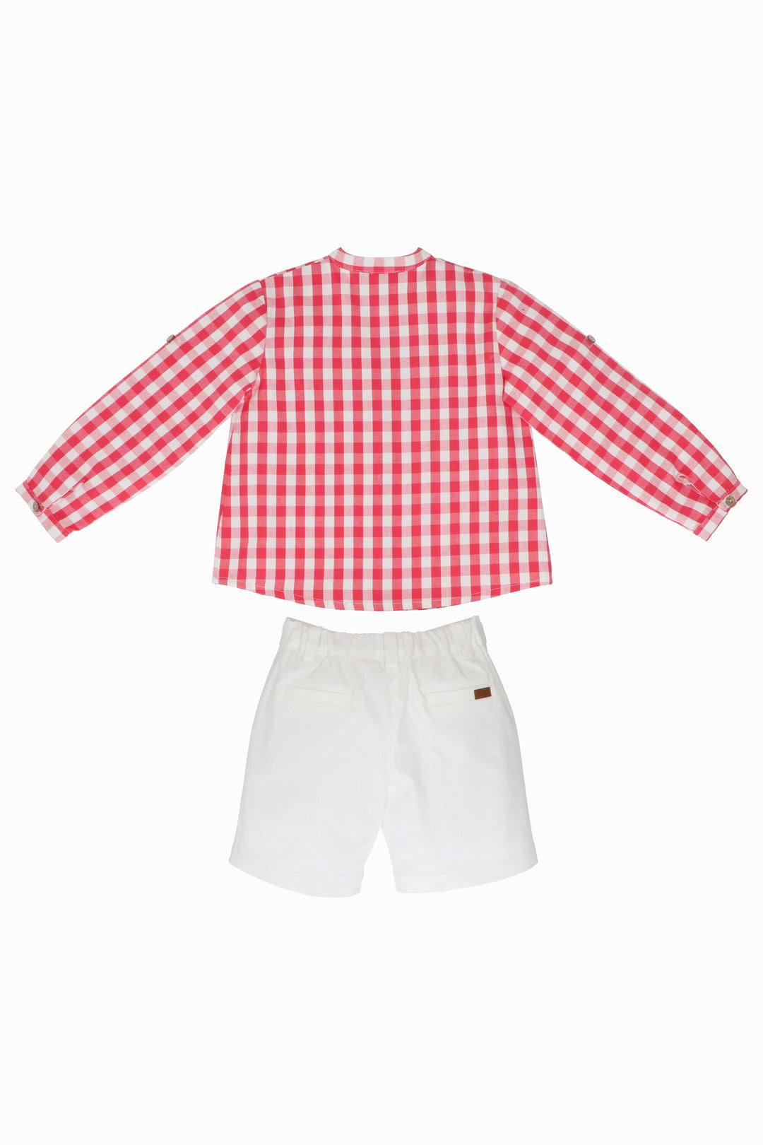 Martín Aranda "Fergus" Red Gingham Shirt & Shorts | Millie and John