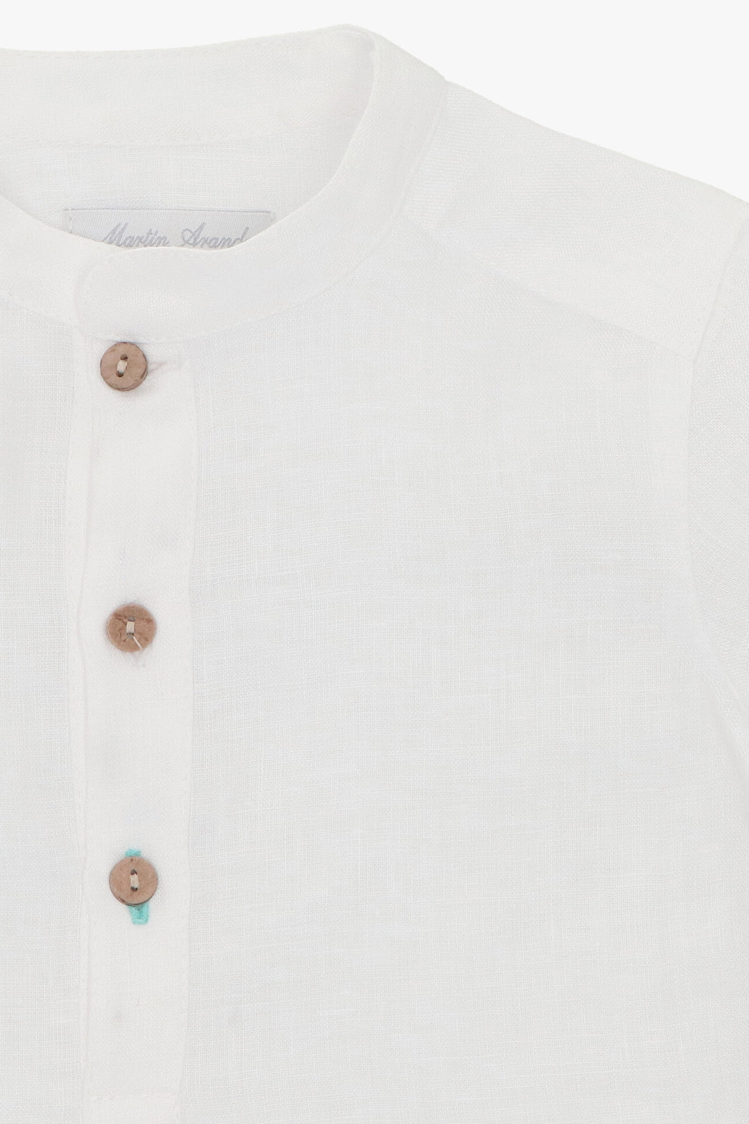 Martín Aranda "Emre" Linen Shirt & Duck Egg Shorts | Millie and John