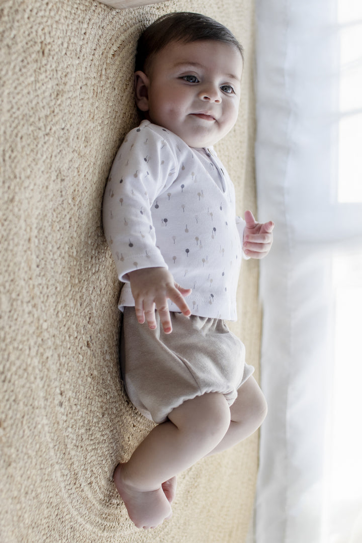 Rapife "Jude" Sand Balloon Print Top & Jam Pants | Millie and John