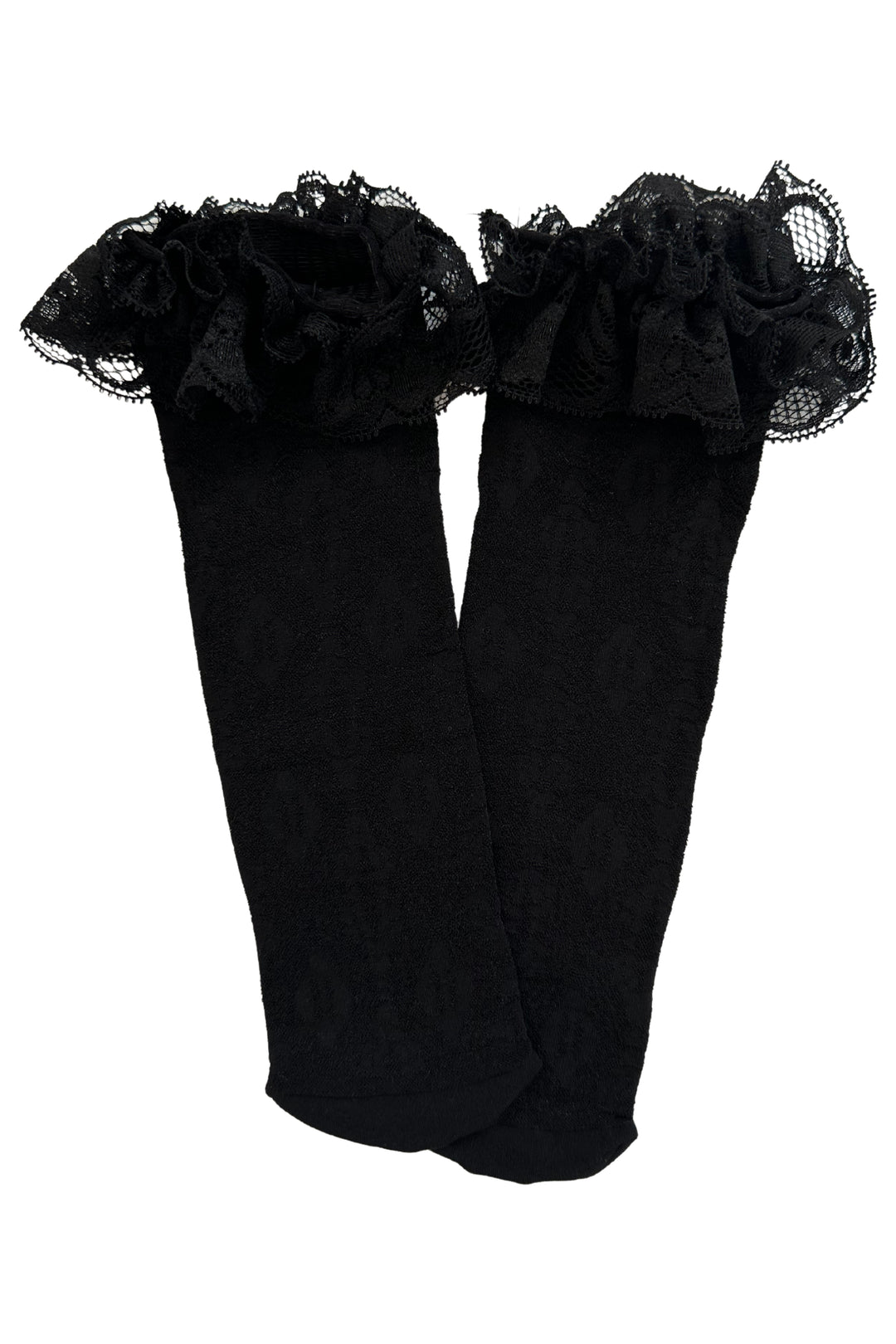 Meia Pata Black Lace Knee High Socks | Millie and John