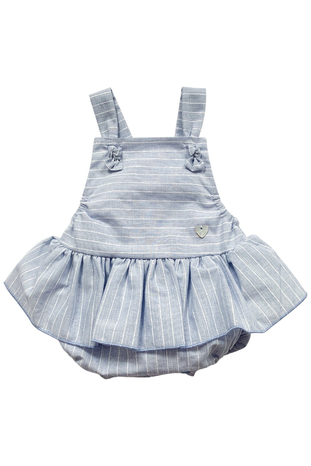 Granlei "Leilani" Blue Striped Tutu Romper | Millie and John