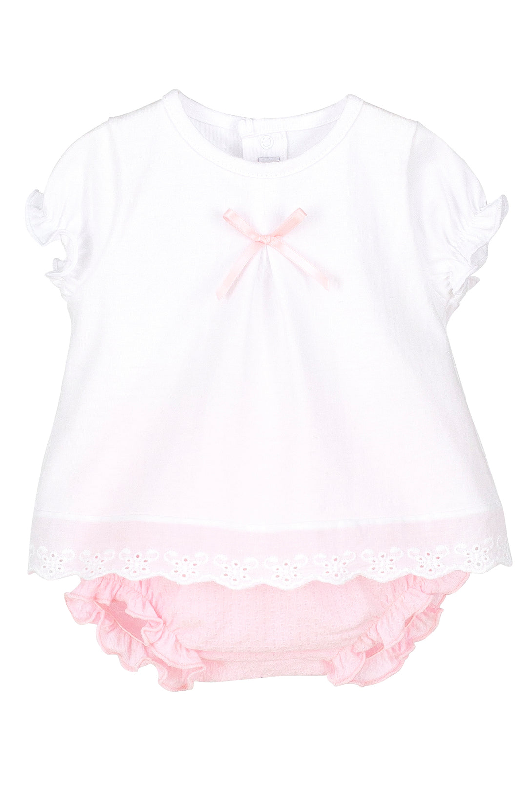 Calamaro "Maggie" Pink Blouse & Bloomers | Millie and John