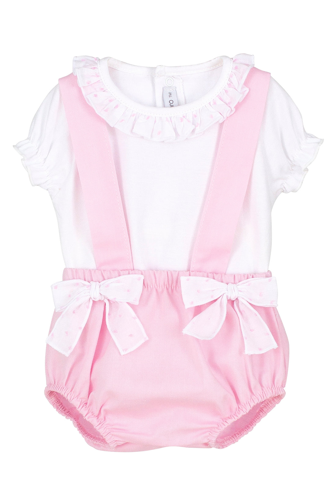 Calamaro "Rosie" Blouse & Pink Bloomers with Braces | Millie and John