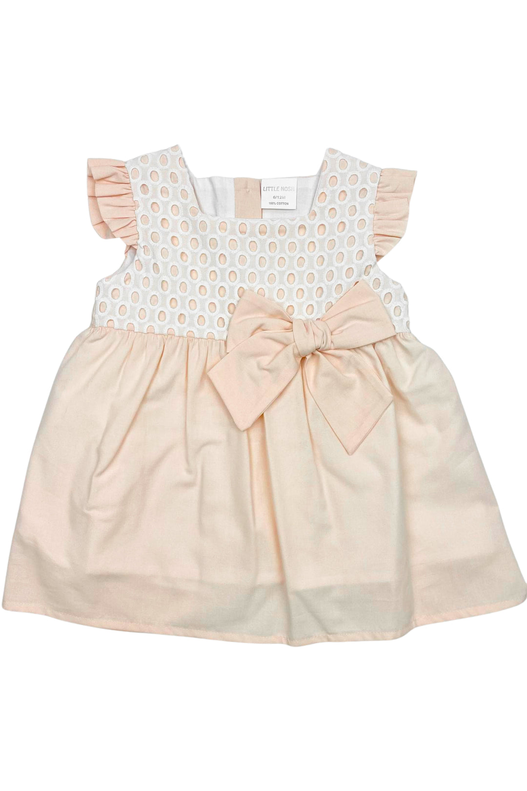 Little Nosh "Clover" Peach Dress | Millie and John