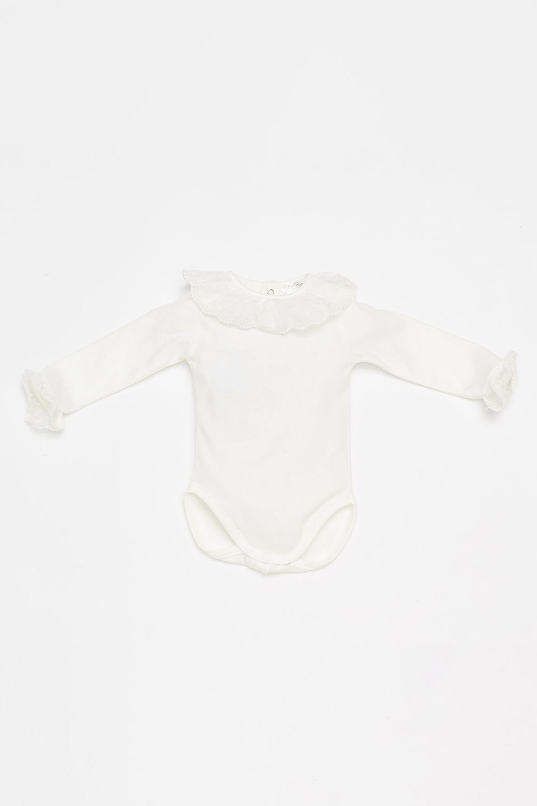 Deolinda Cream Lace Trim Bodysuit | Millie and John