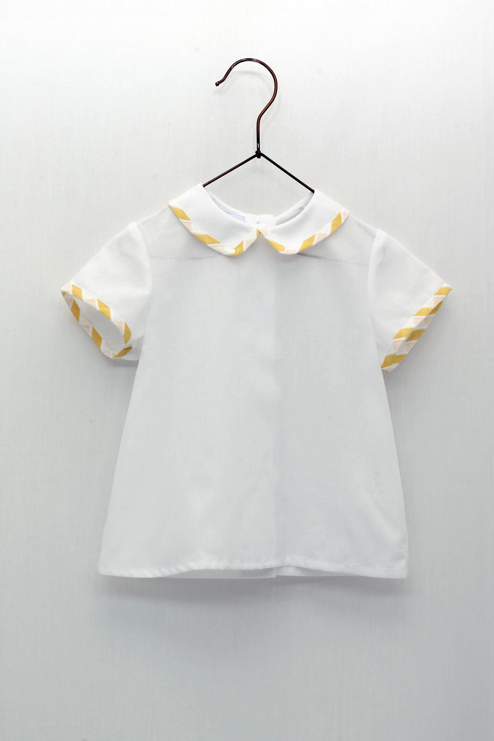 Foque "Sawyer" Lemon Striped Dungarees & Shirt | Millie and John