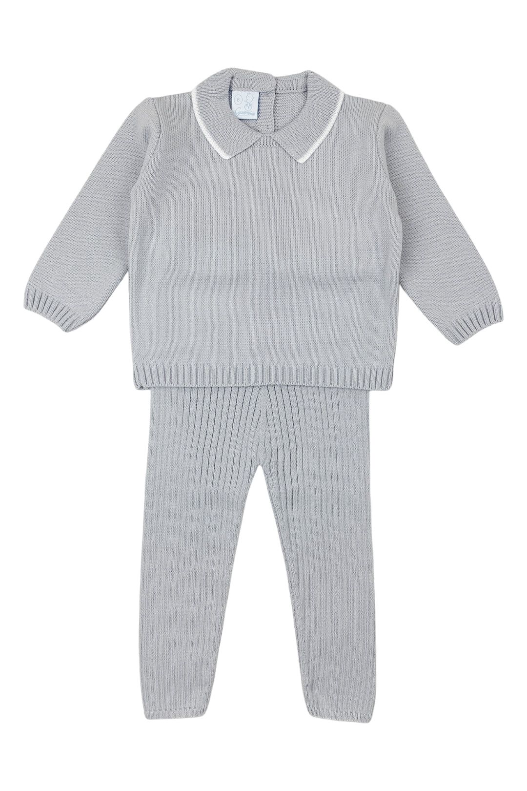 Granlei "Bodhi" Light Grey Knit Top & Leggings | Millie and John