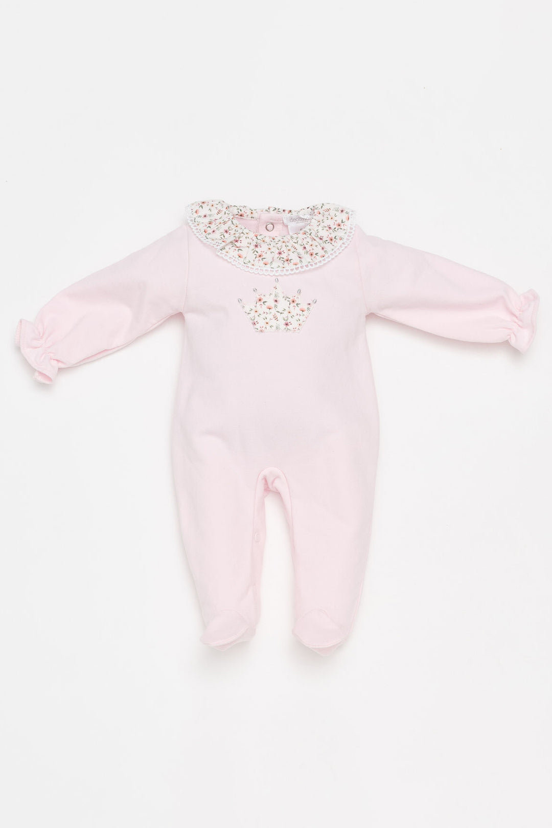 Deolinda "Leia" Pink Floral Sleepsuit | Millie and John