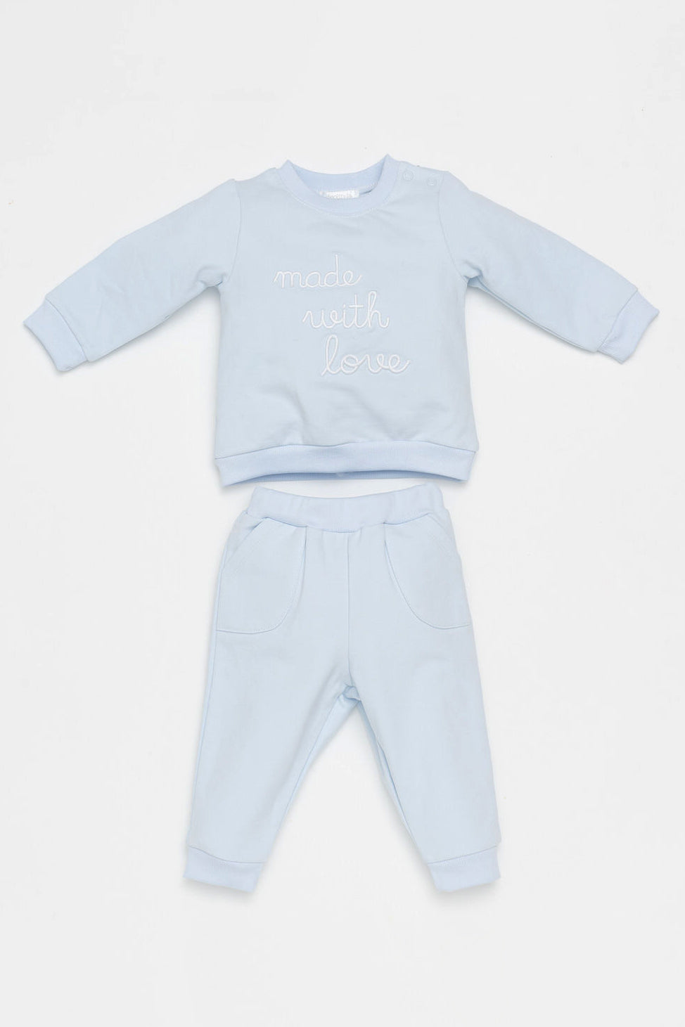 Deolinda "Barnaby" Blue Made with Love Tracksuit | Millie and John