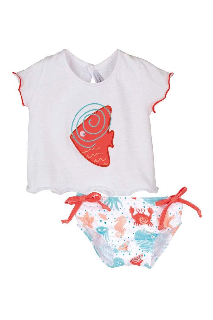 Calamaro "Dory" Coral Fish Swimwear | Millie and John