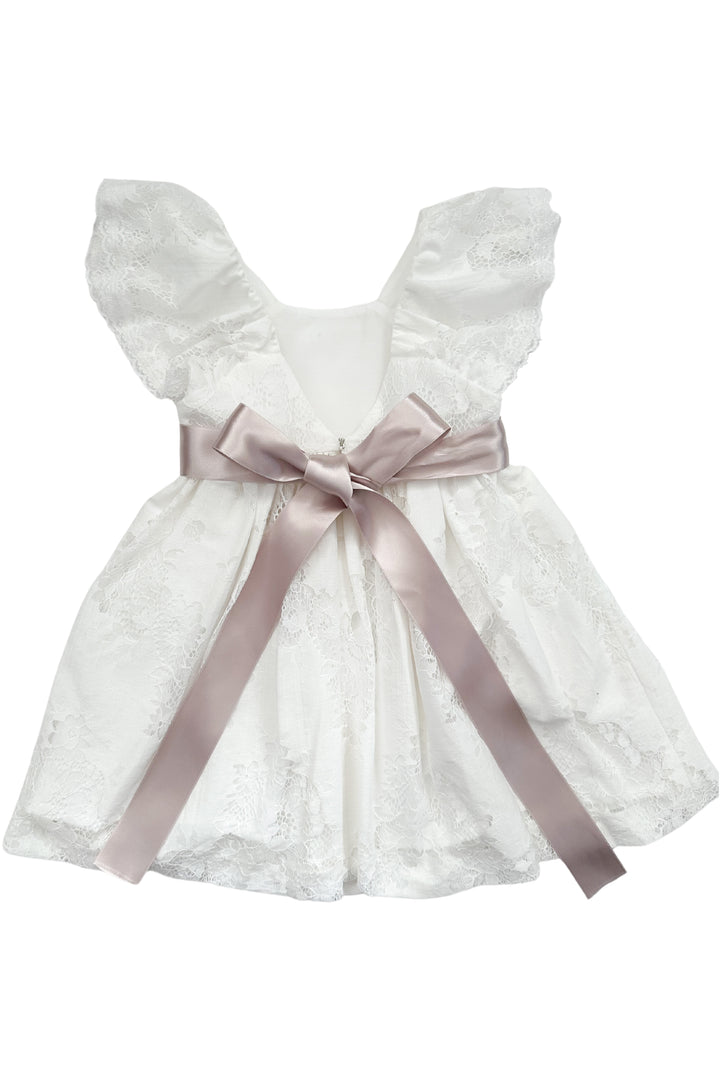Foque PREORDER "Dottie" Ivory Lace Dress | Millie and John