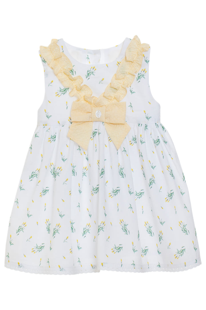 Patachou "Etienne" Lemon Floral Dress | Millie and John