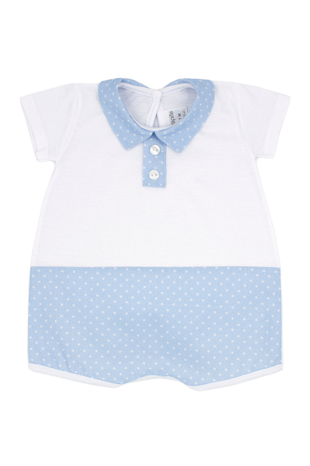 Rapife "Ziggy" Blue Star Print Romper | Millie and John