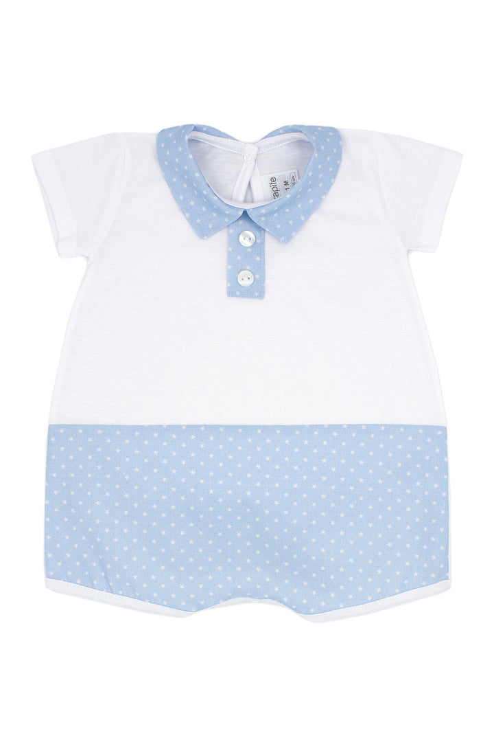 Rapife "Ziggy" Blue Star Print Romper | Millie and John