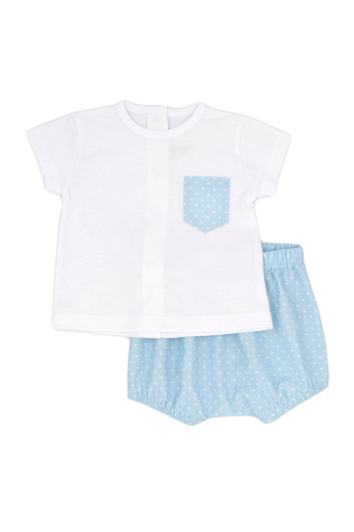 Rapife "Rafferty" Blue Star Print Top & Jam Pants | Millie and John