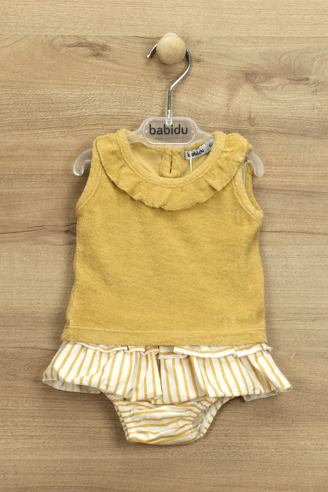 Babidu "Addie" Blouse & Striped Ruffle Bloomers | Millie and John