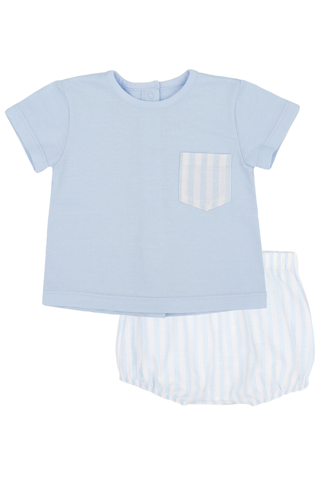 Rapife PREORDER "Otto" Blue Stripe T-Shirt & Jam Pants | Millie and John