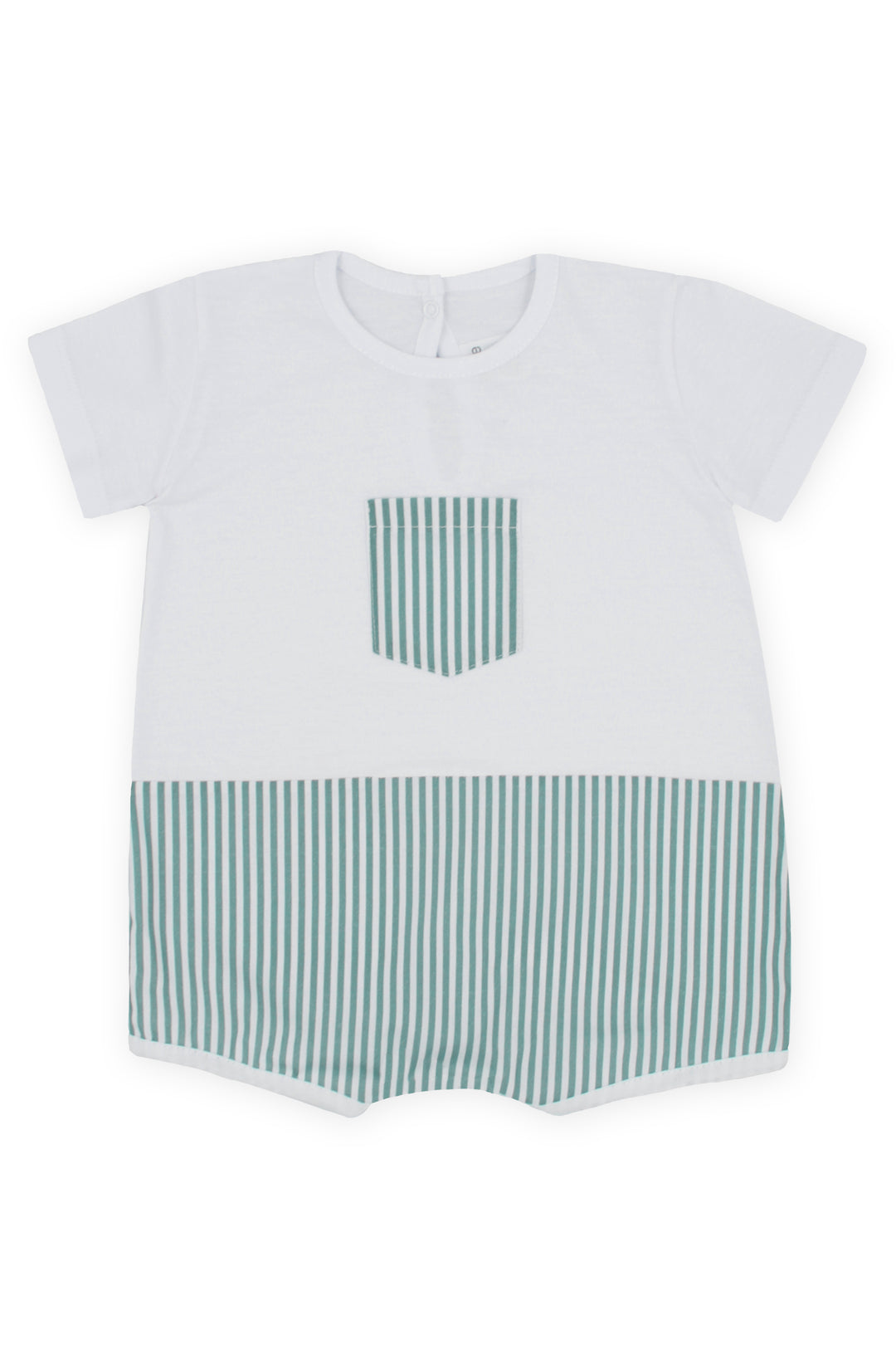 Rapife "Will" Green Stripe Romper | Millie and John