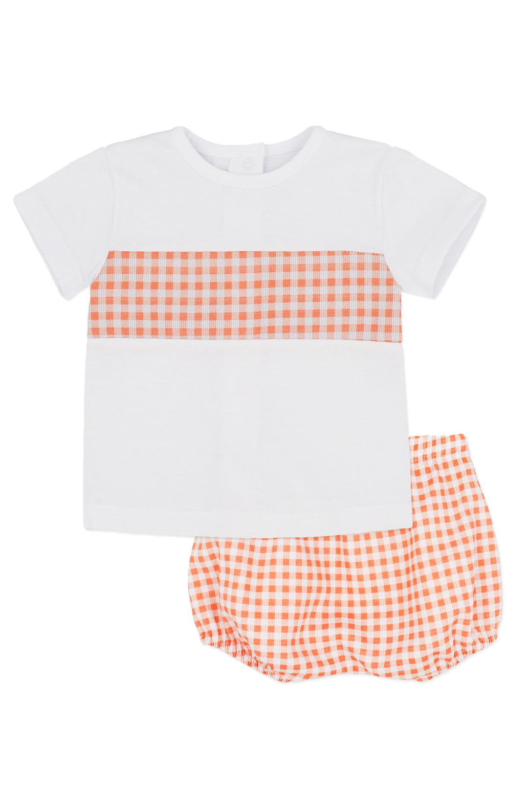Rapife PREORDER "Odie" Orange Gingham T-Shirt & Jam Pants | Millie and John