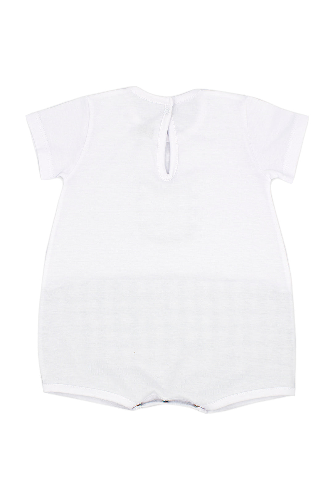 Rapife "Ollie" Teal Gingham Romper | Millie and John