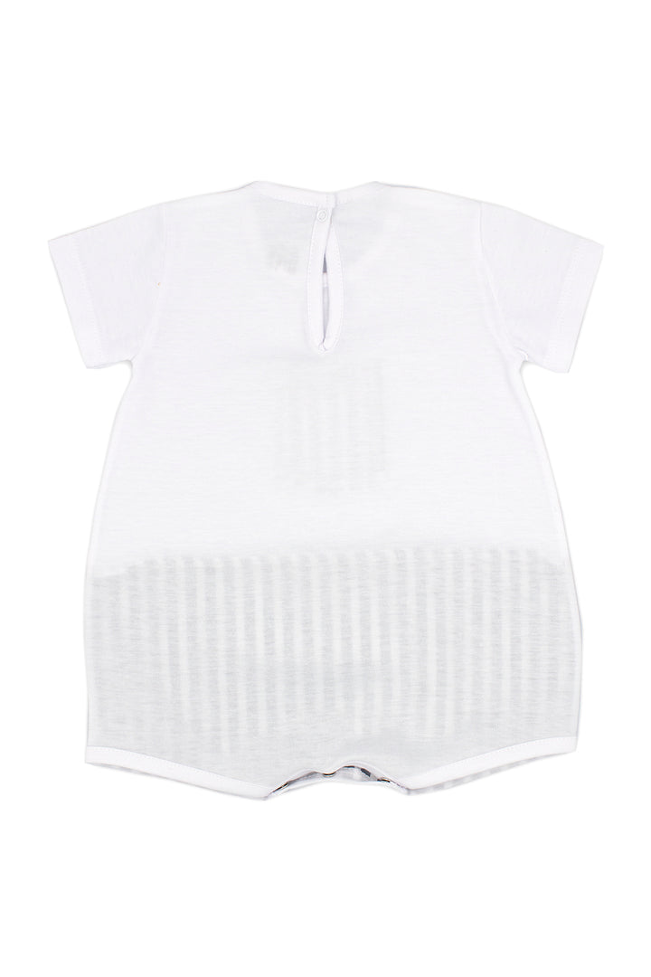 Rapife "Reggie" Black Striped Romper | Millie and John