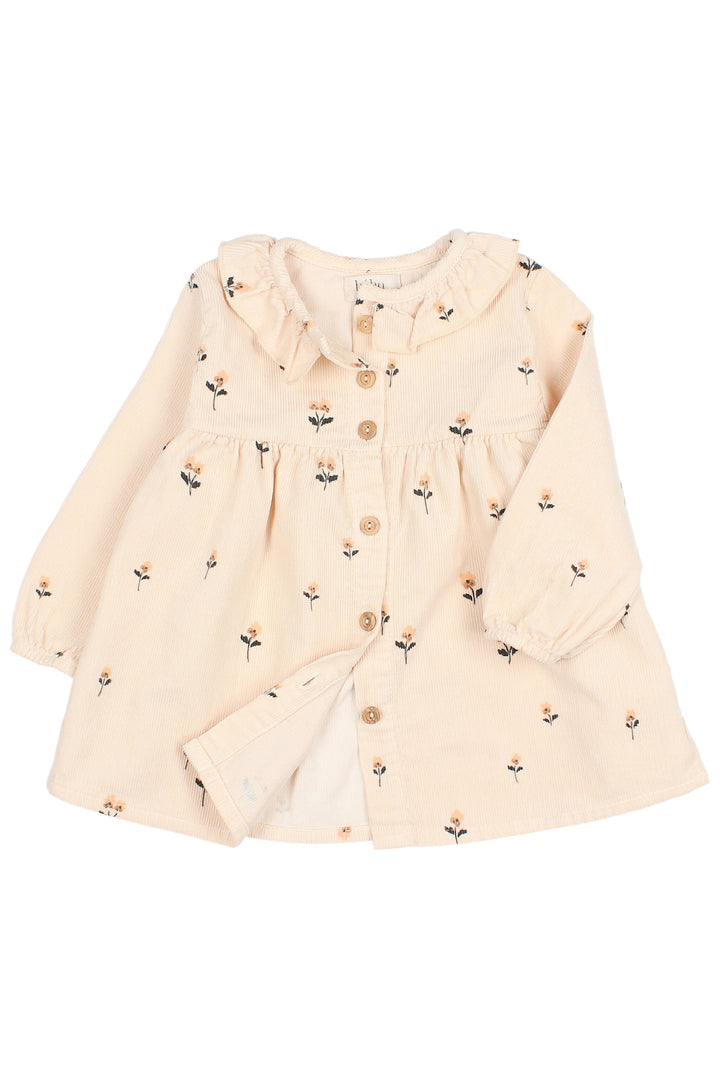 Búho "Romilly" Embroidered Flower Cord Dress (12-24M) | Millie and John