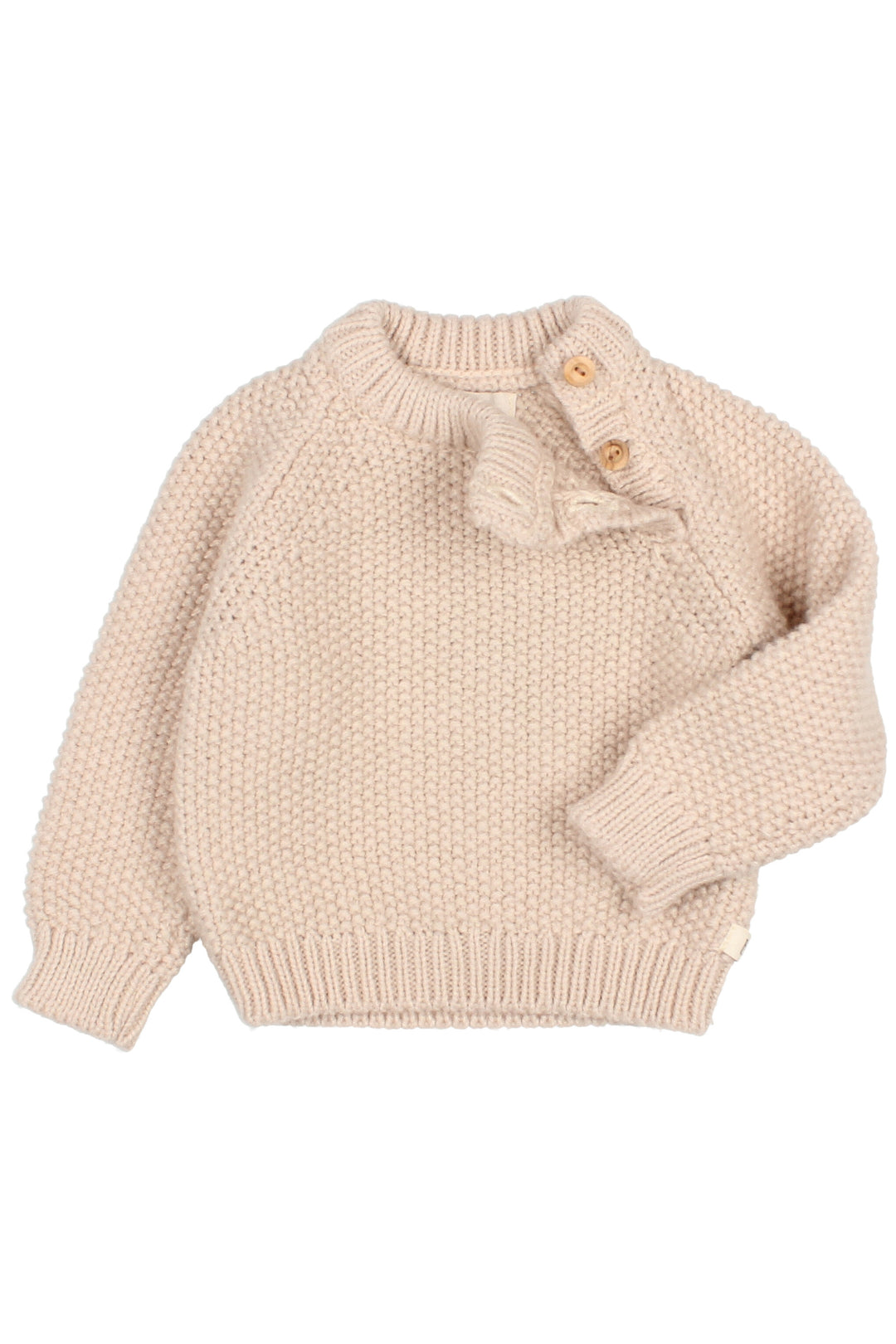 Búho "Stanley" Cream Alpaca Wool Jumper | Millie and John