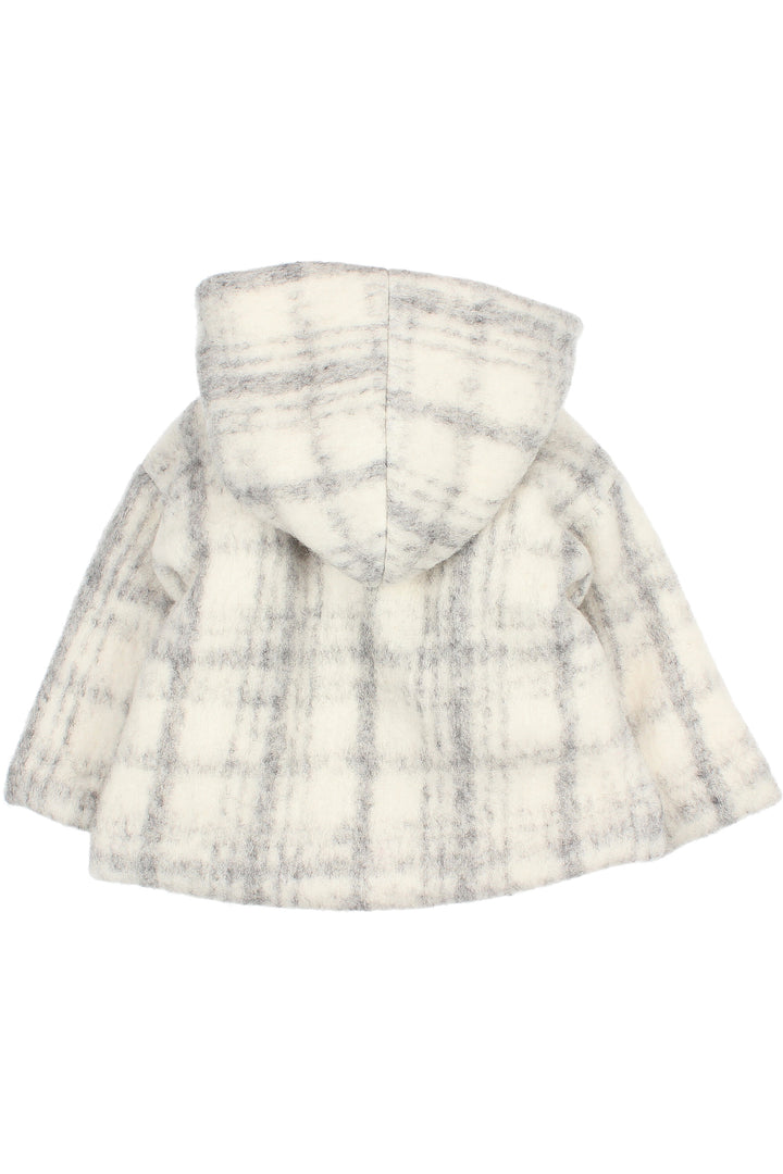 Búho "Aven" Light Grey Sherpa Lined Wool Coat | Millie and John