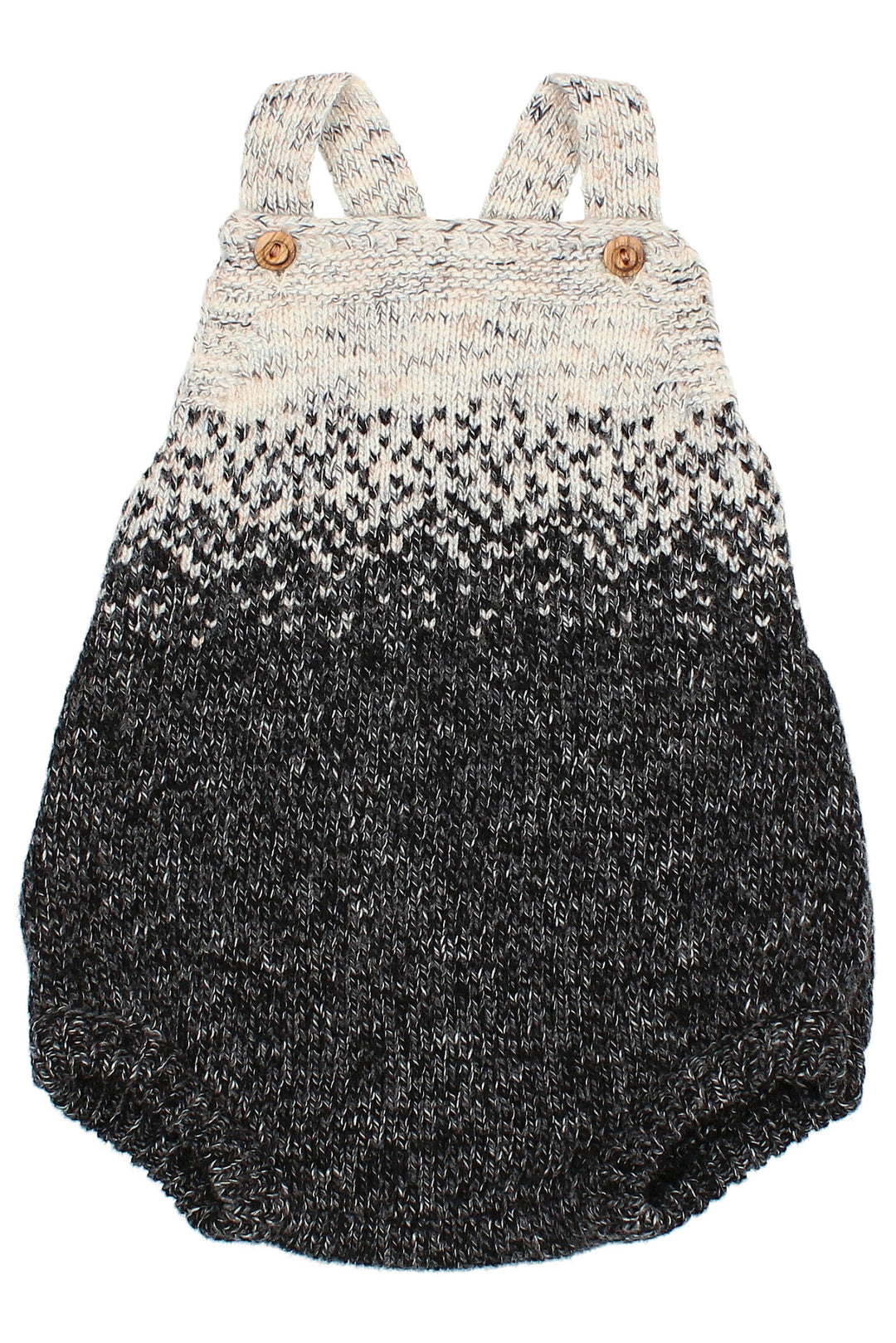 Búho "Shai" Wool Dungaree Romper | Millie and John