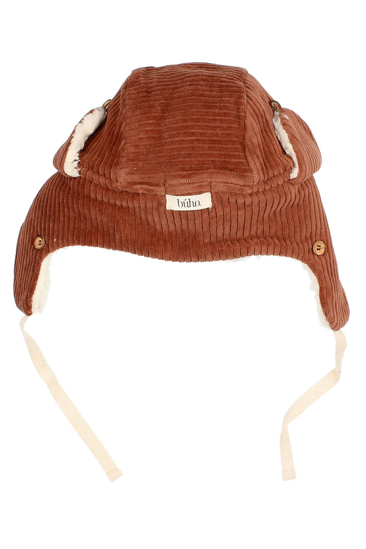 Búho Corduroy Sherpa Lined Trapper Hat | Millie and John