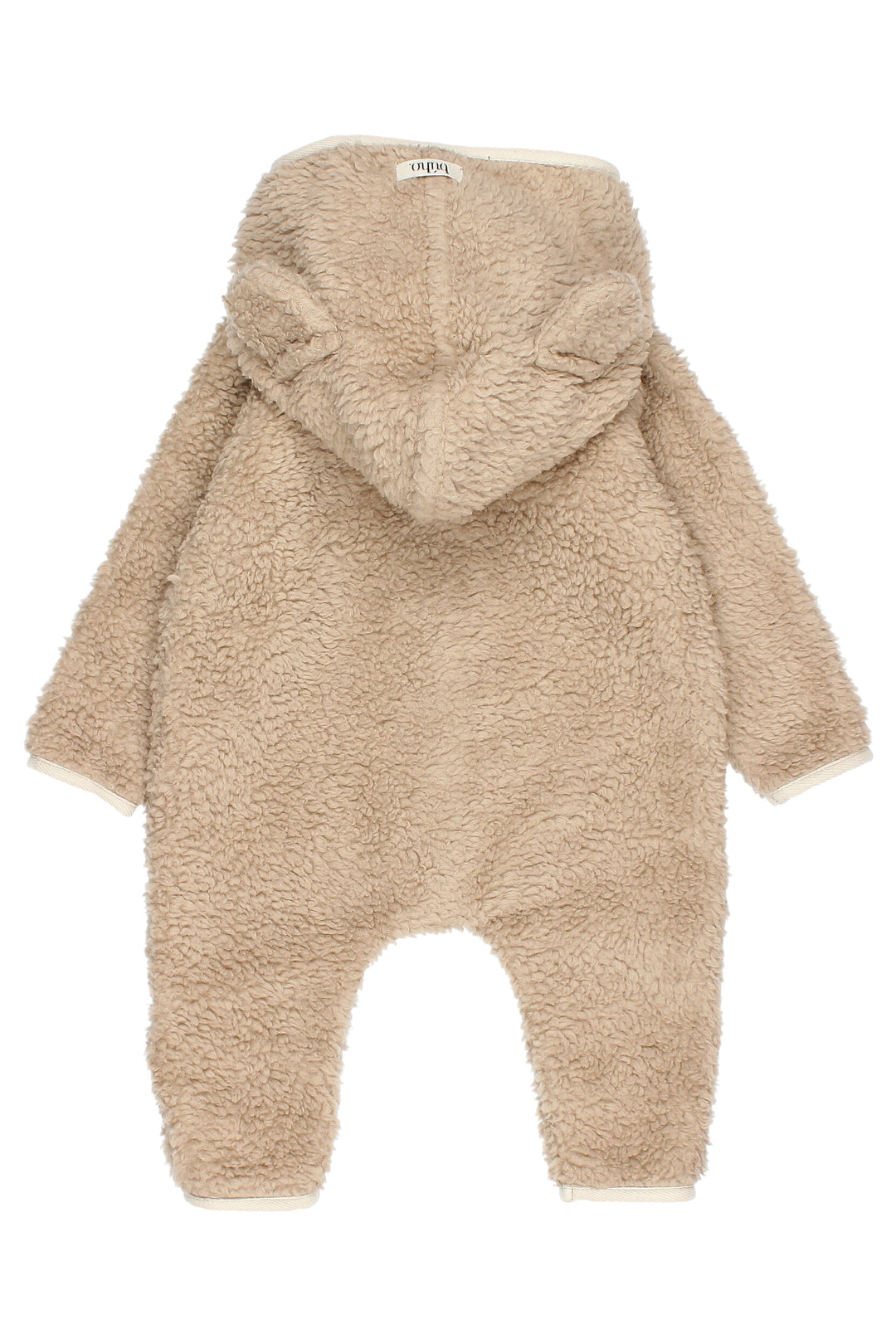 Búho "Coco" Beige Sherpa Teddy Romper | Millie and John