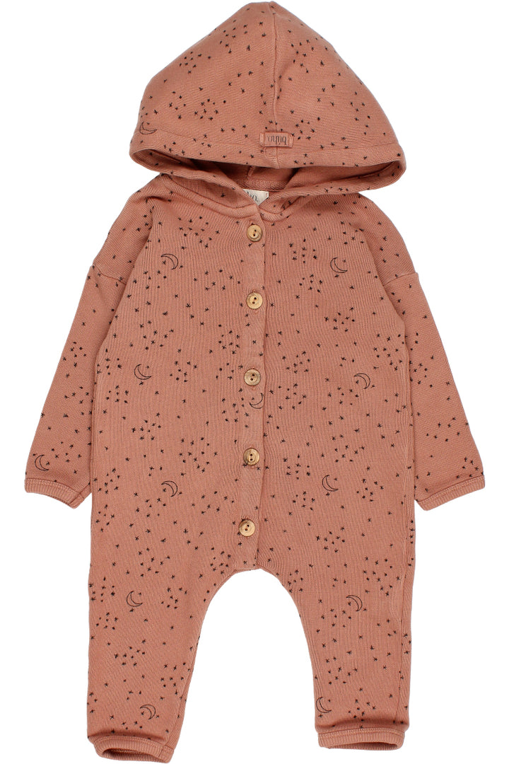 Búho "Atlas" Celestial Hooded Romper | Millie and John