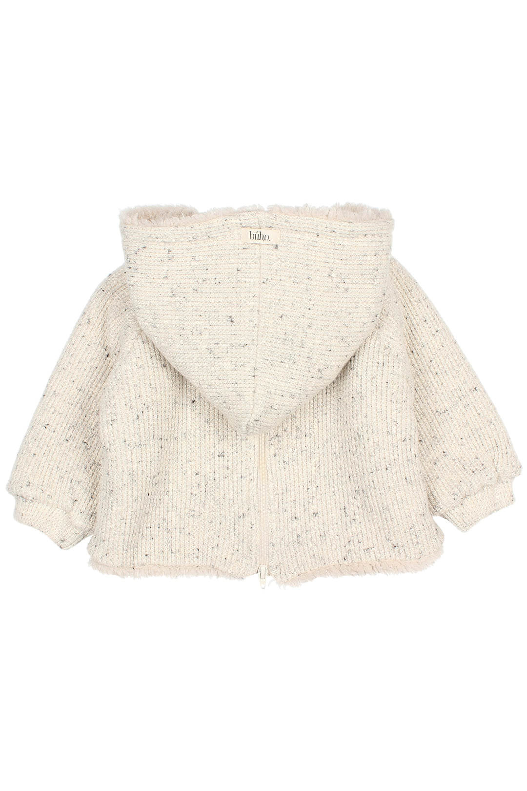 Búho "Moby" Grey Marl Sherpa Lined Hoodie | Millie and John