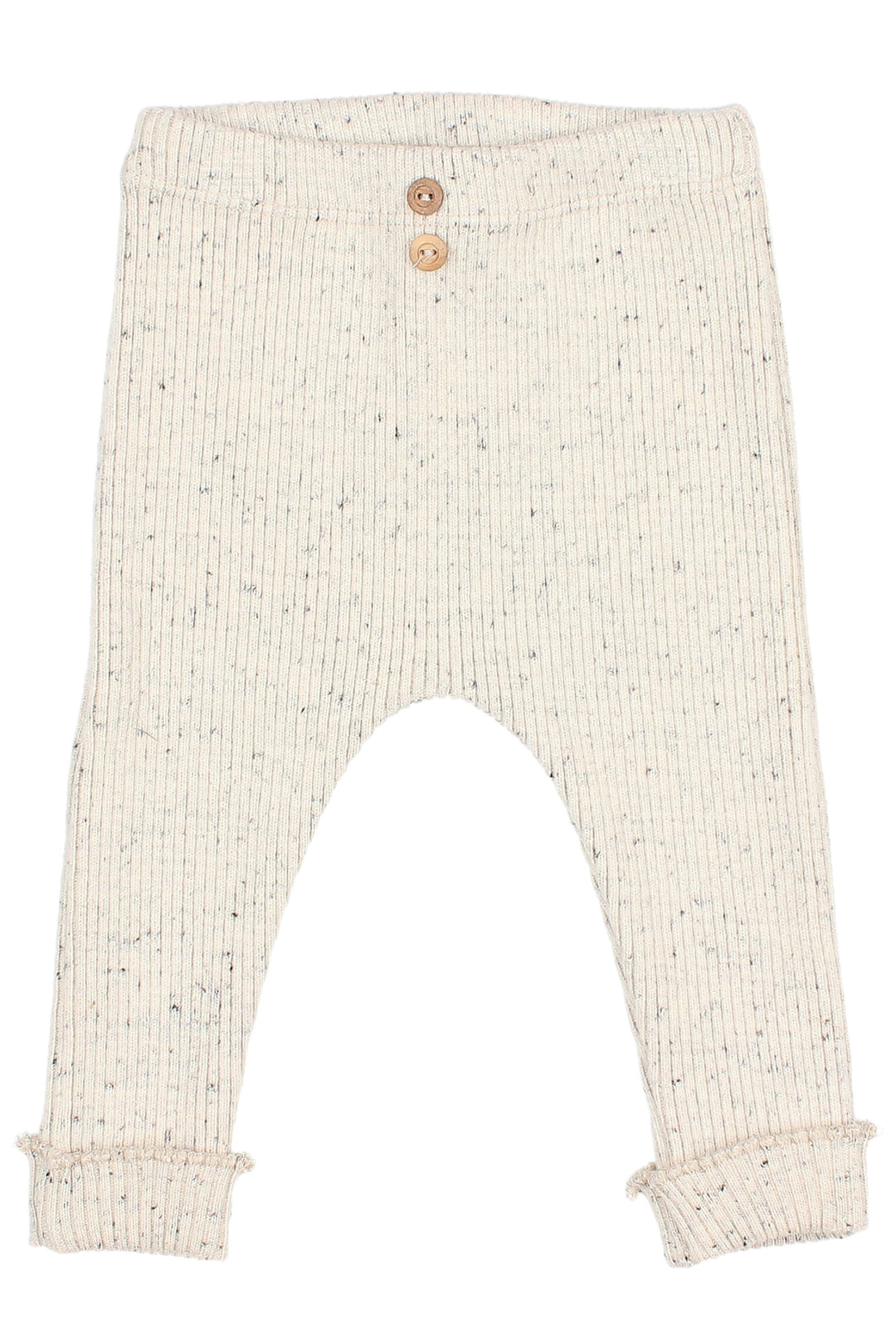 Búho "Winslow" Grey Marl Knit Leggings (12-24M) | Millie and John