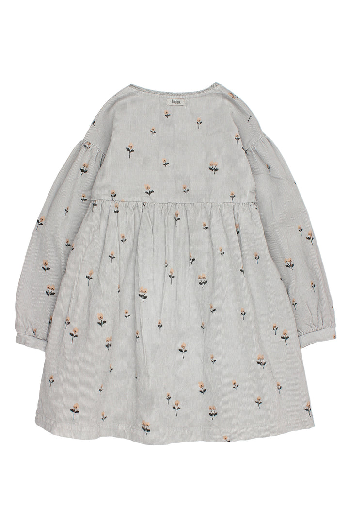 Búho "Romilly" Embroidered Flower Cord Dress (3-6Y) | Millie and John