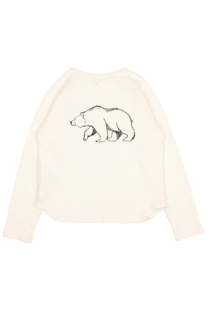 Búho "Benno" Ivory Bear Top | Millie and John