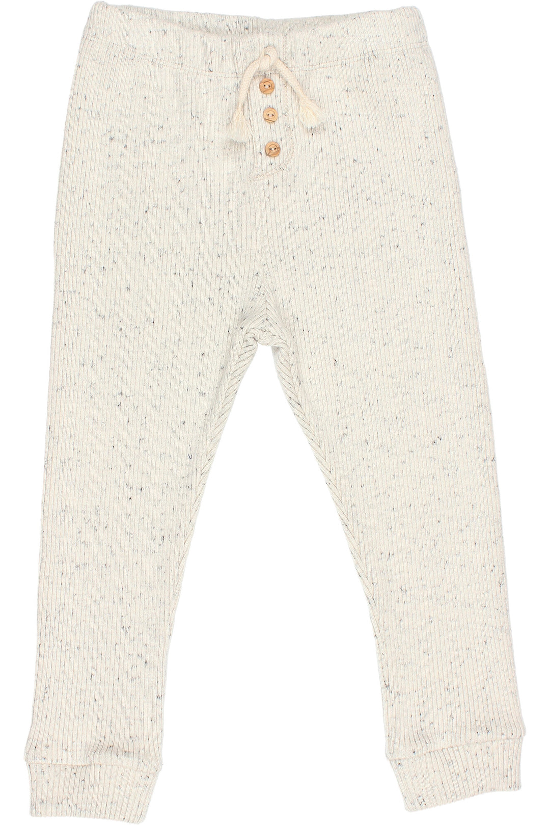 Búho "Winslow" Grey Marl Knit Leggings (3-6Y) | Millie and John