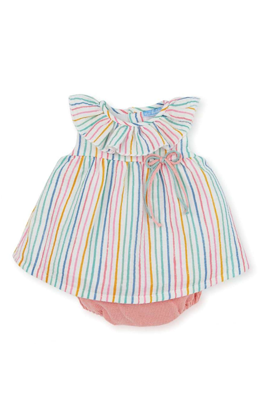 Mac Ilusión "Carina" Multicoloured Dress & Bloomers | Millie and John