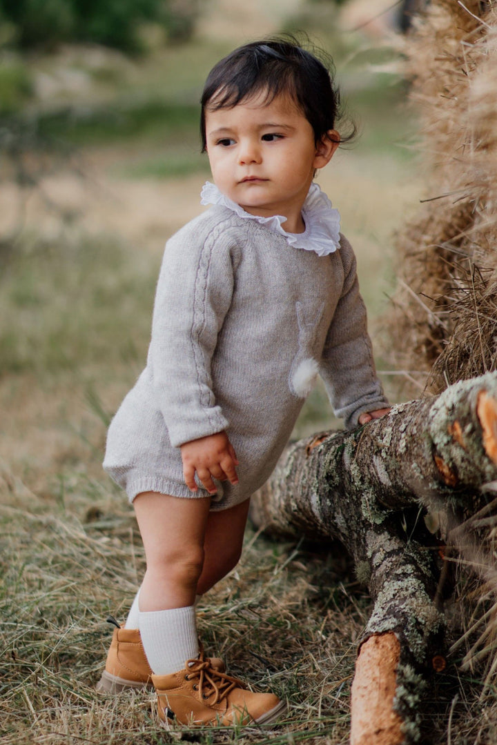 Wedoble "Angel" Cashmere Bunny Shortie | Millie and John