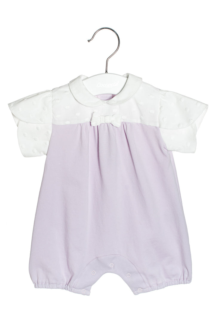Coccodè "Aura" Lilac Romper | Millie and John
