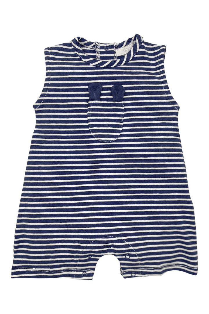 Coccodè "Ira" Sleeveless Striped Romper | Millie and John
