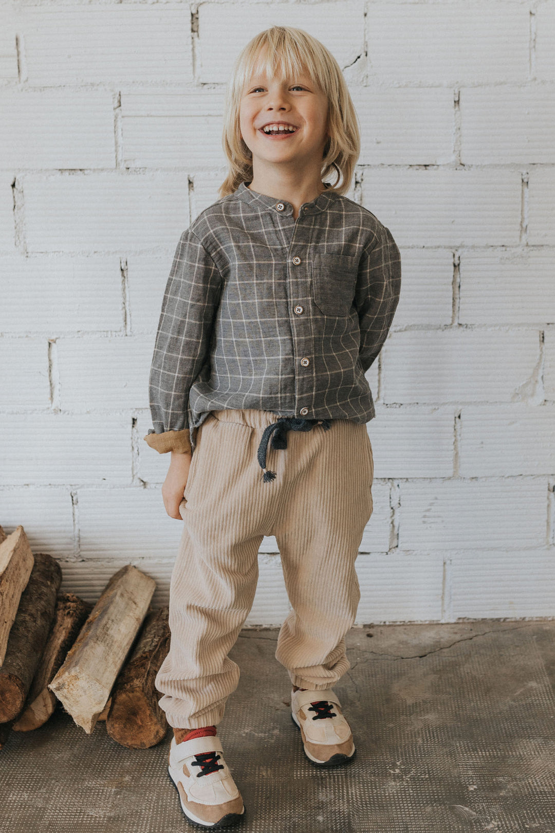 Búho "Yuri" Corduroy Trousers (3-6Y) | Millie and John