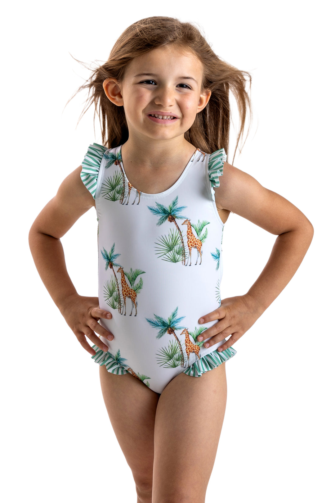 Meia Pata PREORDER - GIRAFFES "La Digue" Swimsuit | Millie and John