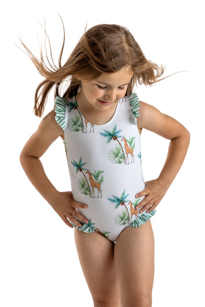 Meia Pata PREORDER - GIRAFFES "La Digue" Swimsuit | Millie and John