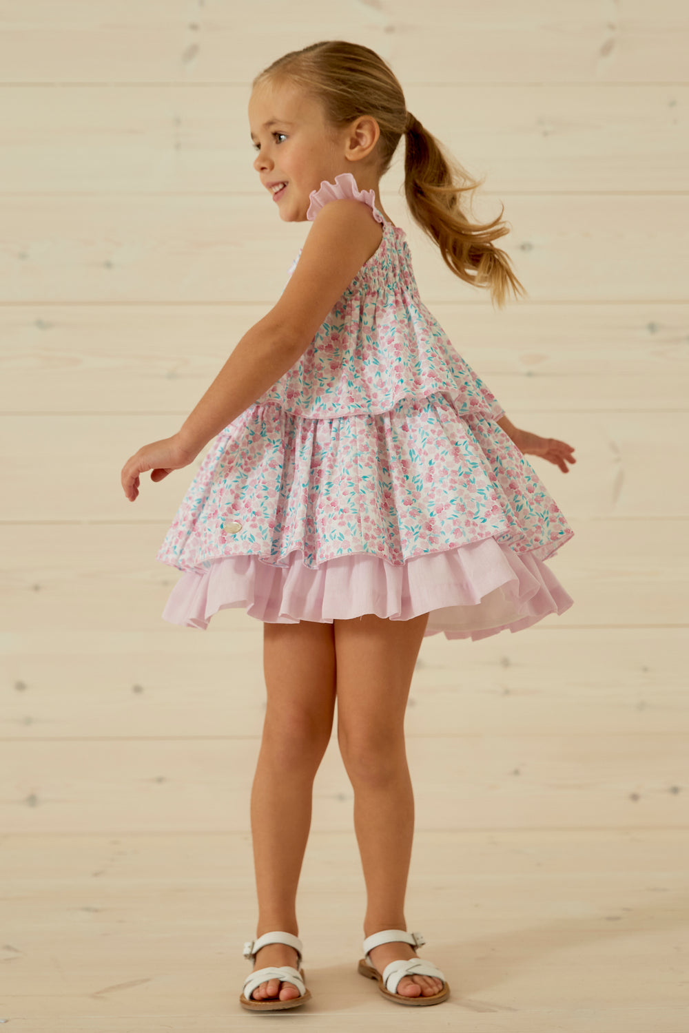 Martín Aranda "Everly" Orchid Purple Floral Dress | Millie and John
