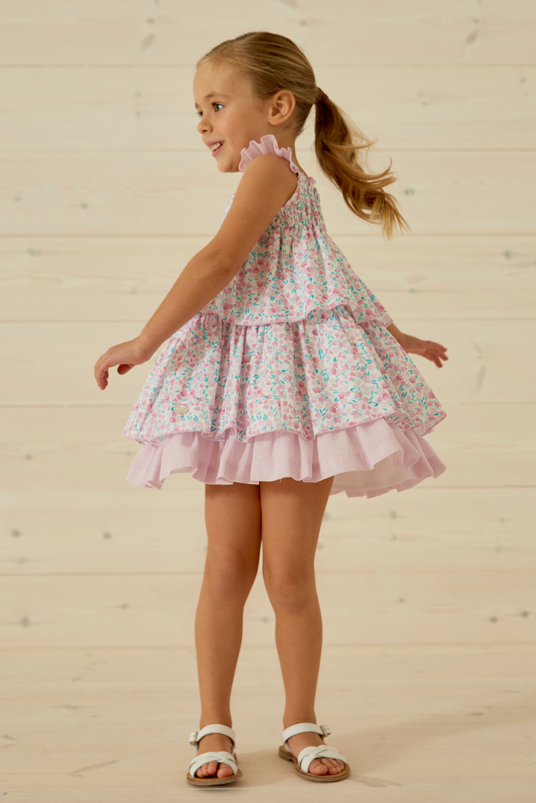Martín Aranda "Everly" Orchid Purple Floral Dress | Millie and John