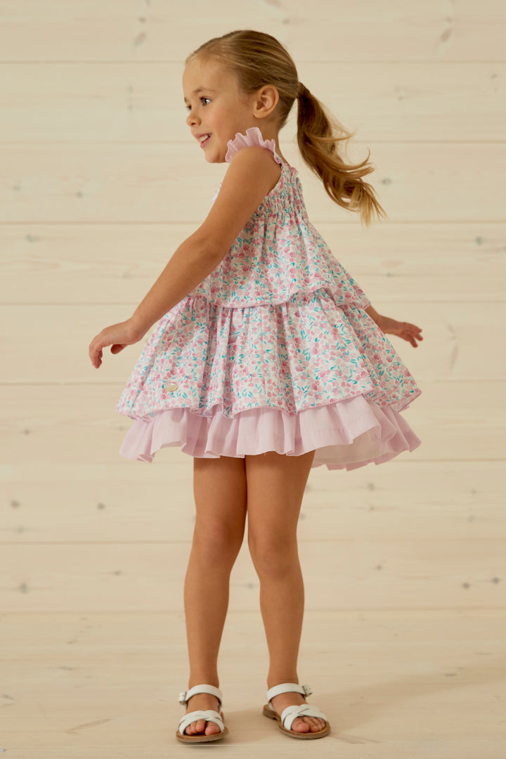 Martín Aranda "Everly" Orchid Purple Floral Dress | Millie and John