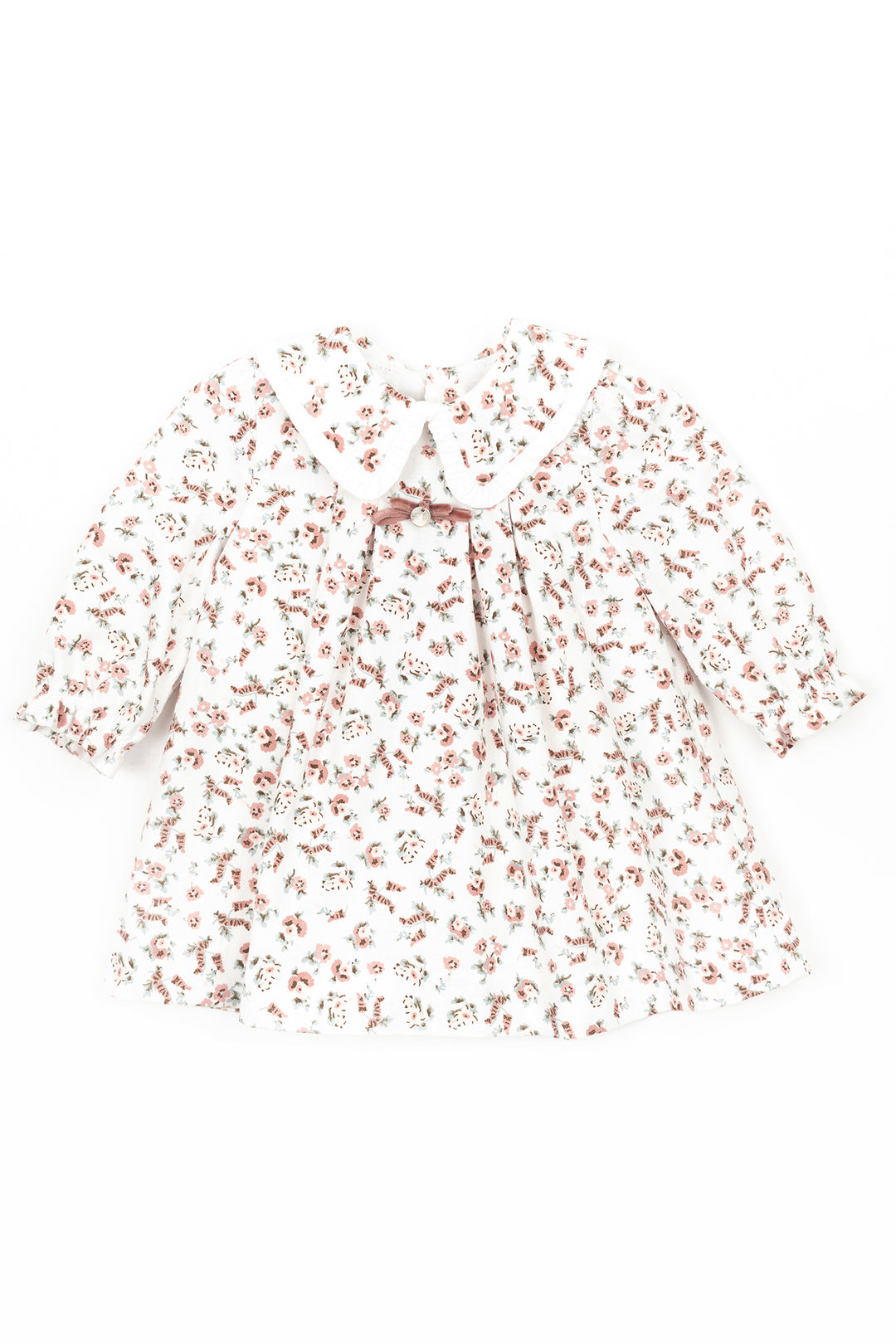 Pureté du Bebe "Rosalie" Dusky Pink Floral Dress | Millie and John